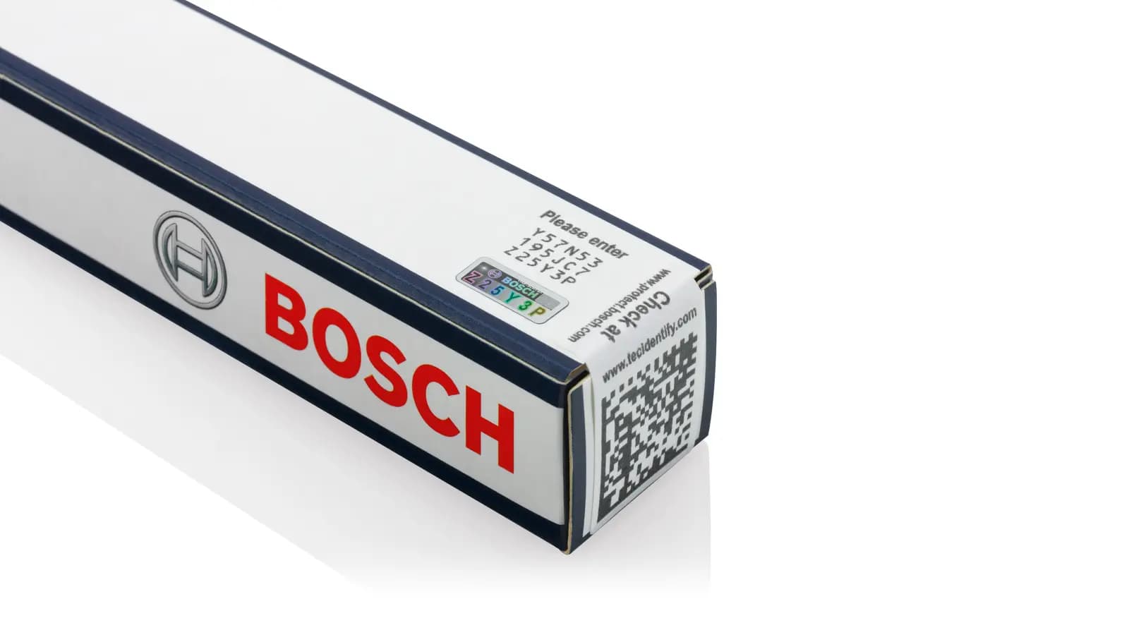 Demo product package with authentication seal